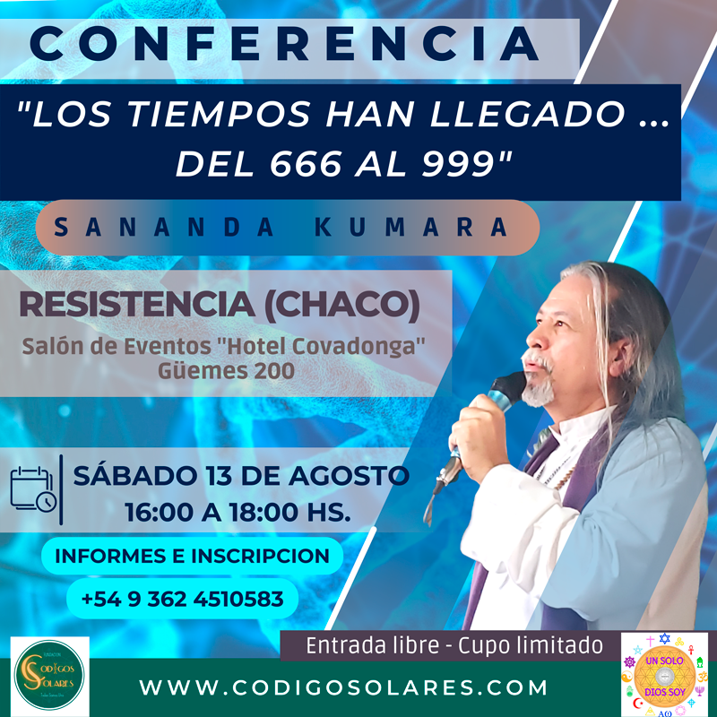Conferencia Sananda Kumara - Resistencia Chaco